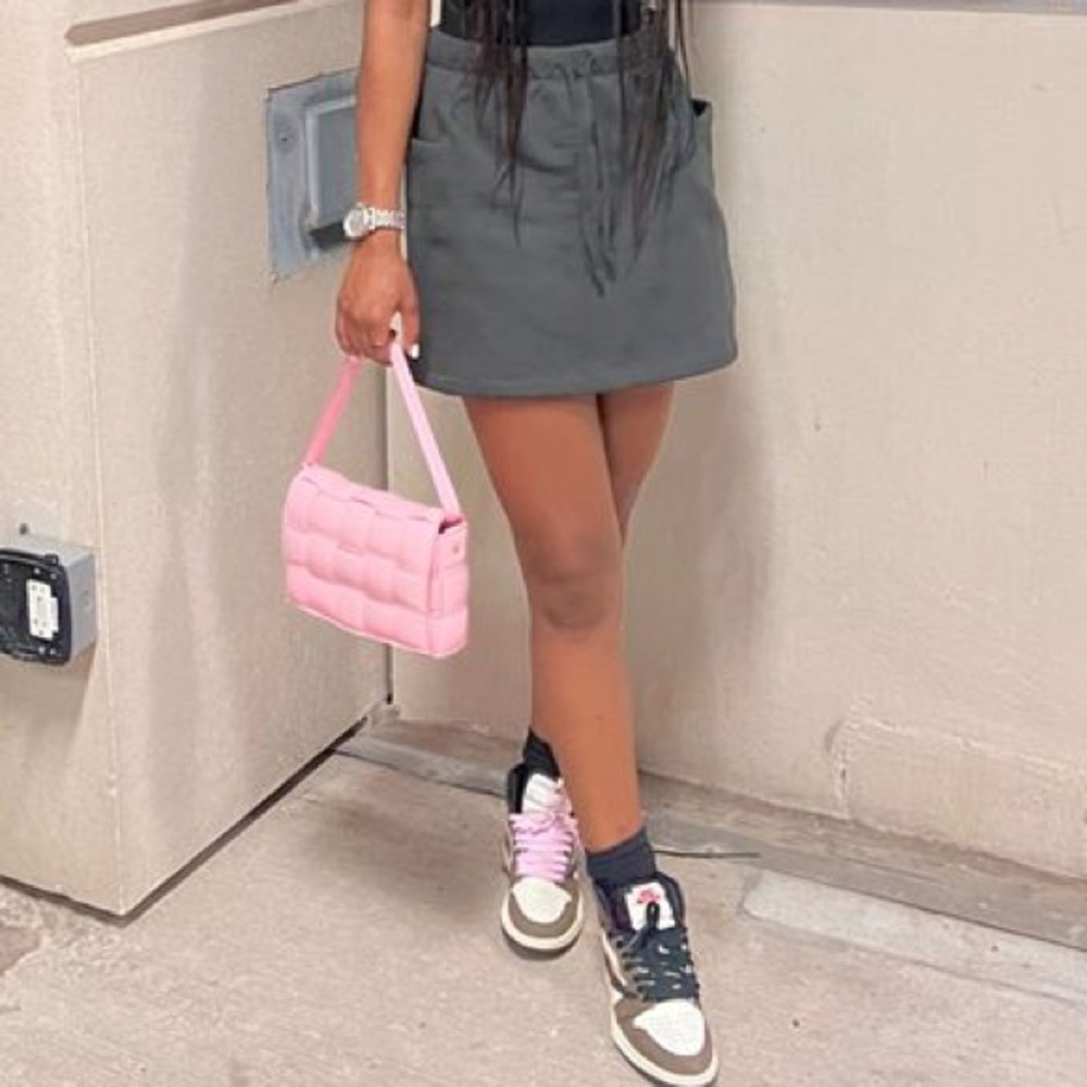 Gray Mini Skirt Essentials Fear of God